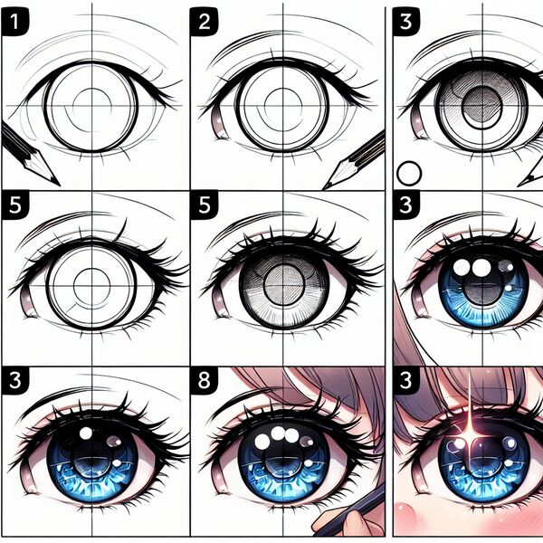 Anime-Augen zeichnen: Eine Anleitung für Anfänger