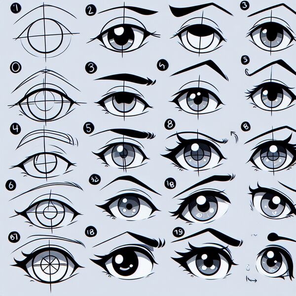 Anime-Augen zeichnen leicht gemacht