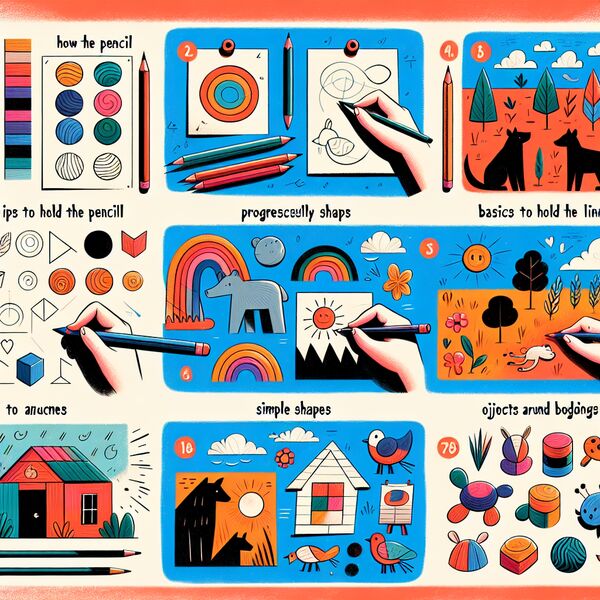 Zeichnen lernen für Kinder: Tipps und einfache Motive